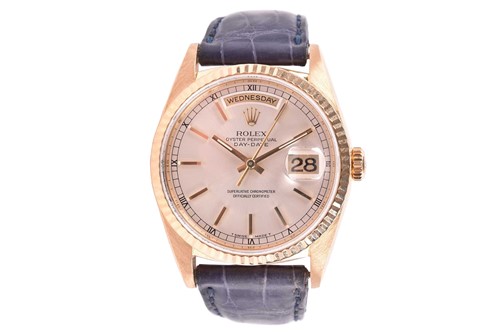 Lot 445 - A Rolex Oyster Perpetual Day Date ref. 18238...