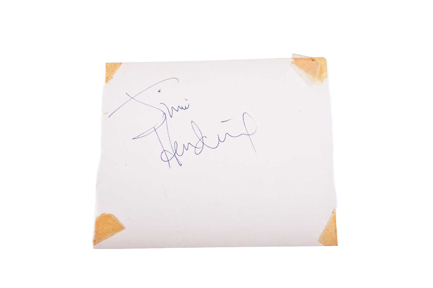 Lot 329 - Jimi Hendrix: an autograph book containing two...