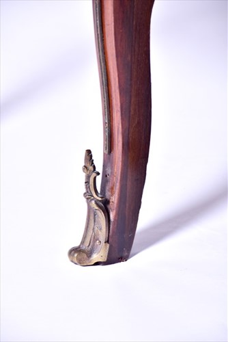 Lot 12 - A large Louis XV style serpentine front...