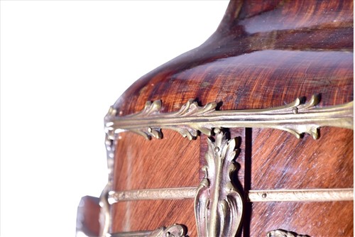 Lot 12 - A large Louis XV style serpentine front...
