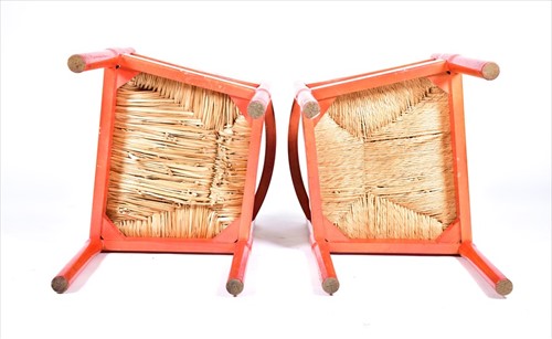 Lot 59 - A pair of Vico Magistretti mid-century elbow...