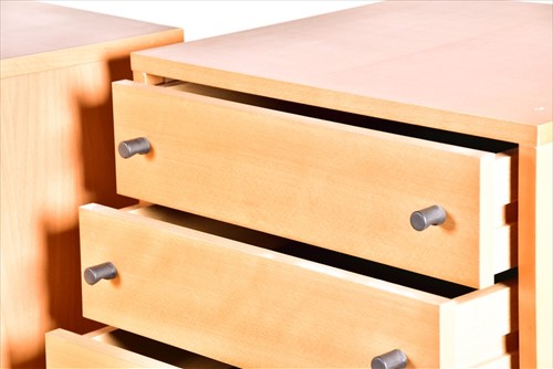 Lot 58 - A pair of contemporary eight drawer narrow...