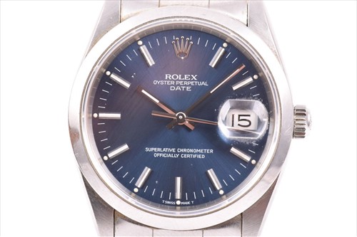 Lot 349 - A 1991 Rolex Oyster Perpetual Date ref. 15200...
