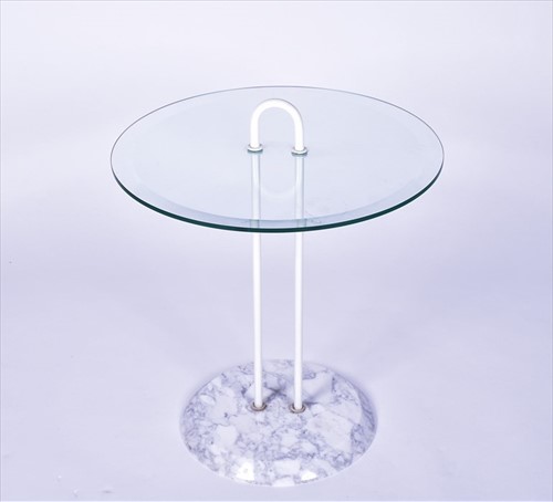 Lot 60 - A mid century modern design glass and marble...