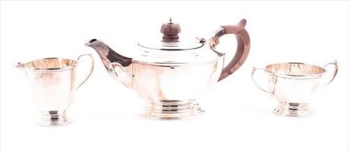 Lot 426 - A mid-20th century three-piece silver teasetÂ ...