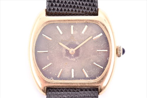 Lot 383 - A Baume & Mercier 18ct yellow gold wristwatch...