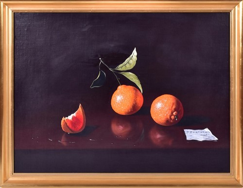 Lot 130 - P Fortunato (20th century) Italian still life...