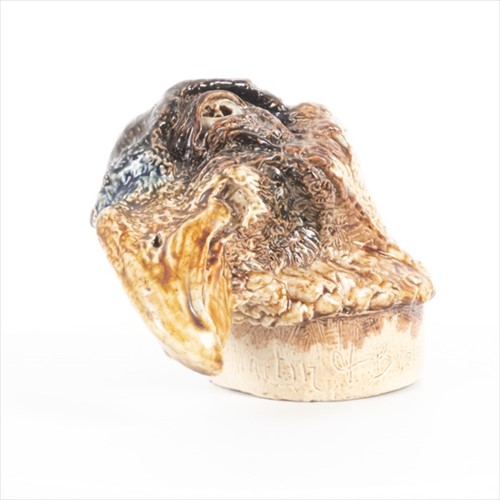 Lot 235 - A large Martin Brothers stoneware bird jar...