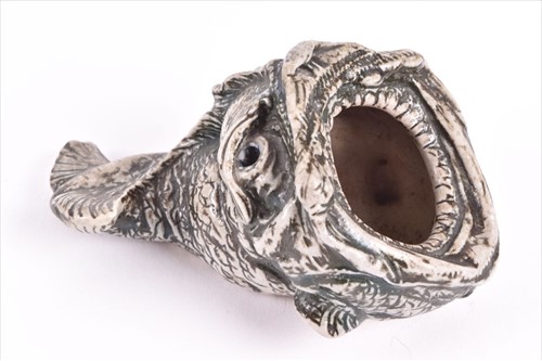 Lot 241 - A Martin Brothers spoonwarmer modelled as a...