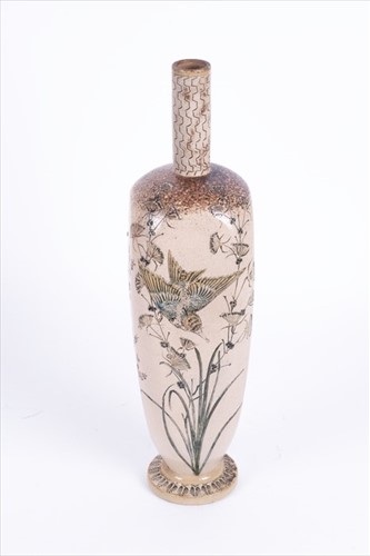 Lot 229 - A 19th century Martin Brothers tall vase in...