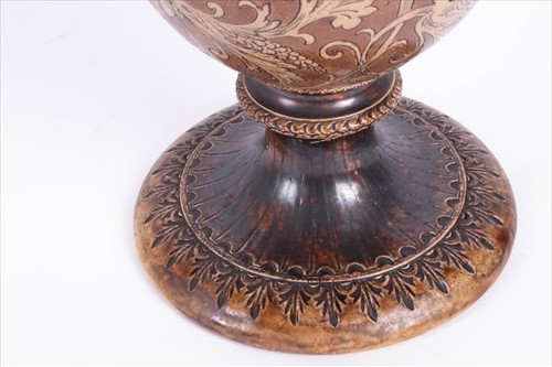 Lot 226 - A 19th century Martin Brothers stoneware oil...