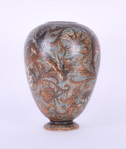 Lot 213 - A fine late 19th century Martin Brothers large...