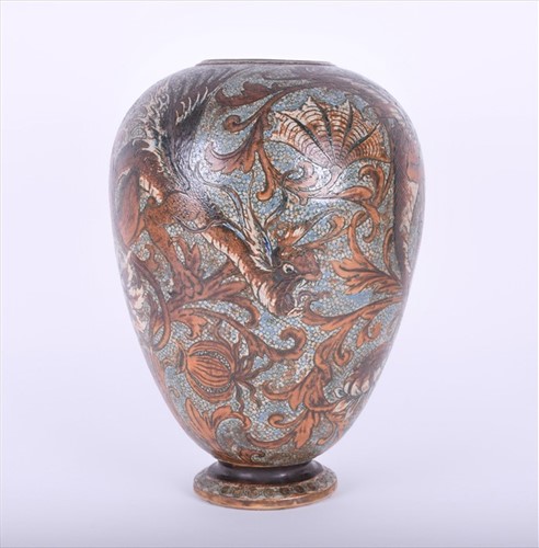 Lot 213 - A fine late 19th century Martin Brothers large...