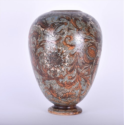 Lot 213 - A fine late 19th century Martin Brothers large...