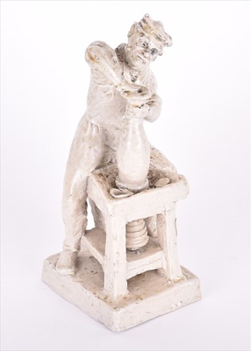 Lot 222 - A Martin Brothers figure study titled 'The...