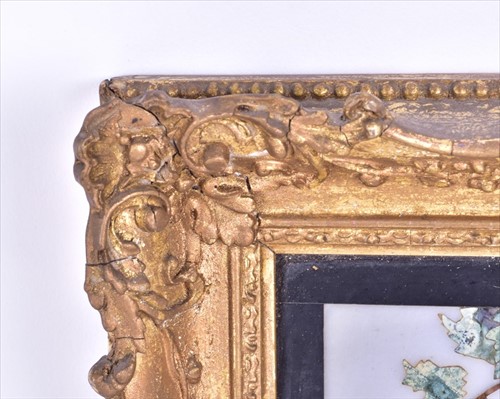 Lot 320 - A 19th century Italian pietra dura plaque...