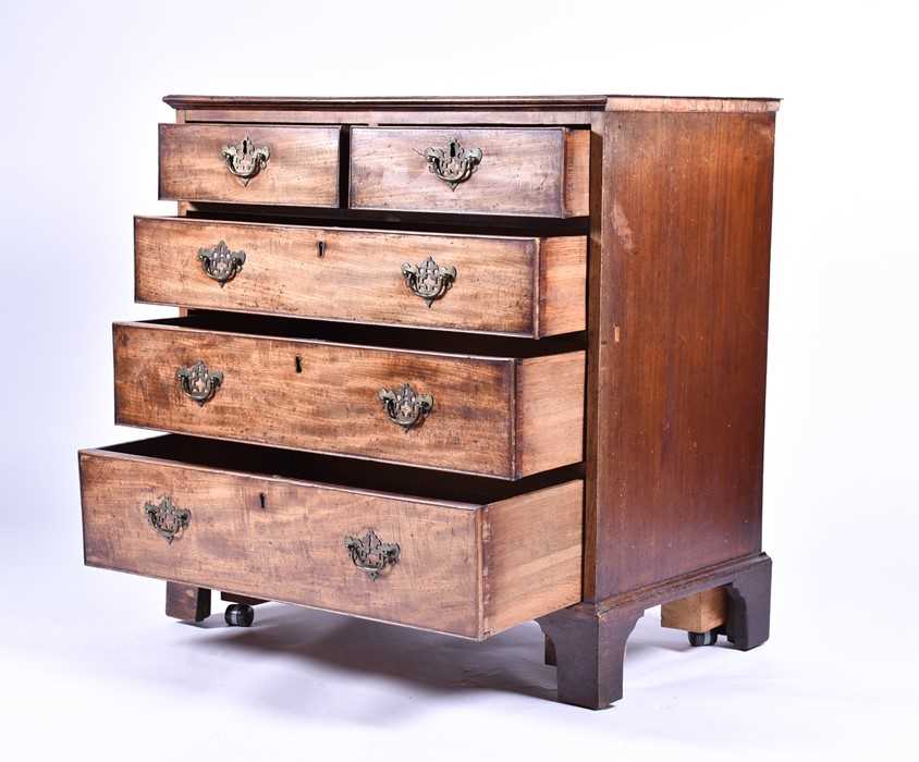 Lot 24 - A George III walnut bachelorâ€™s chestÂ  with...