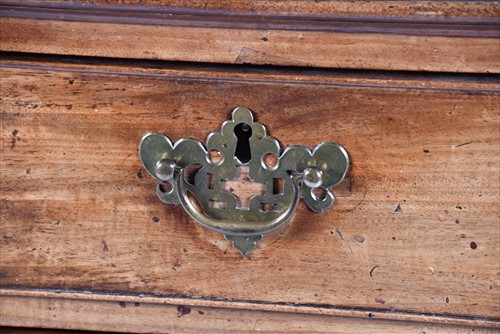 Lot 24 - A George III walnut bachelorâ€™s chestÂ  with...