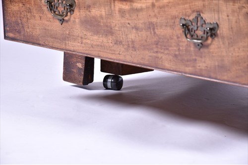 Lot 24 - A George III walnut bachelorâ€™s chestÂ  with...