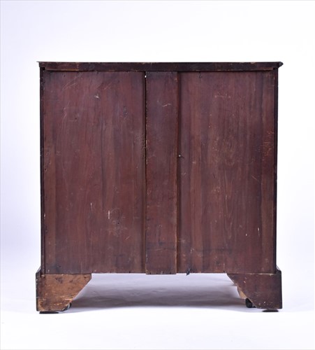 Lot 24 - A George III walnut bachelorâ€™s chestÂ  with...