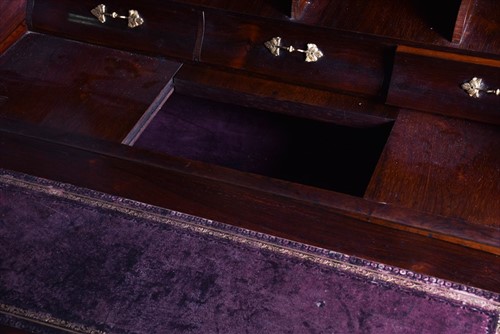 Lot 21 - A late Victorian walnut, mahogany and inlaid...