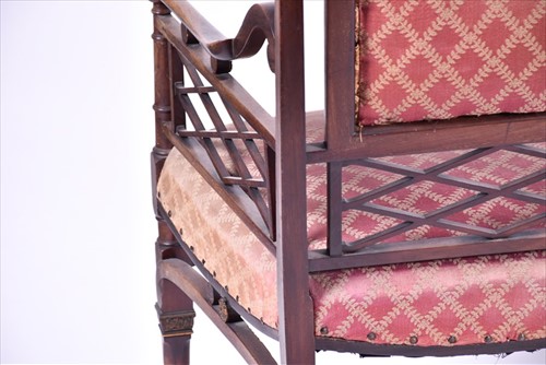Lot 18 - Two late 19th century French mahogany...