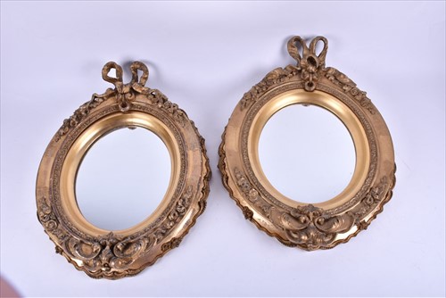 Lot 68 - A pair of late 19th/early 20th century gilt...