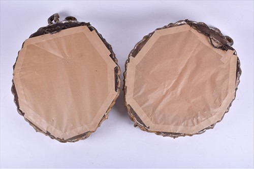 Lot 68 - A pair of late 19th/early 20th century gilt...
