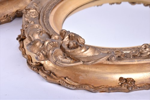 Lot 68 - A pair of late 19th/early 20th century gilt...