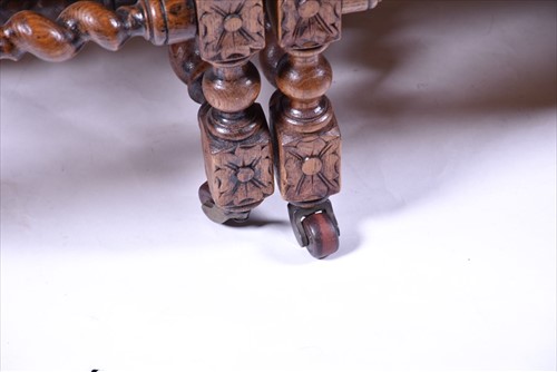 Lot 16 - A set of ten early 20th century oak Carolean...