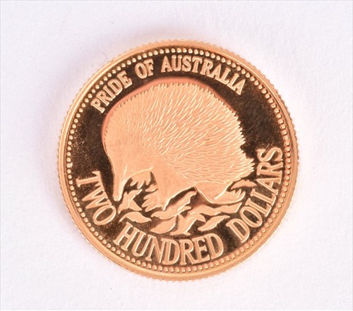 Lot 401 - A 1992 'Pride of Australia' $200 gold coin...