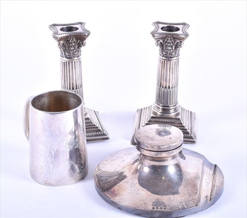 Lot 463 - A pair of late 19th century short Corinthian...