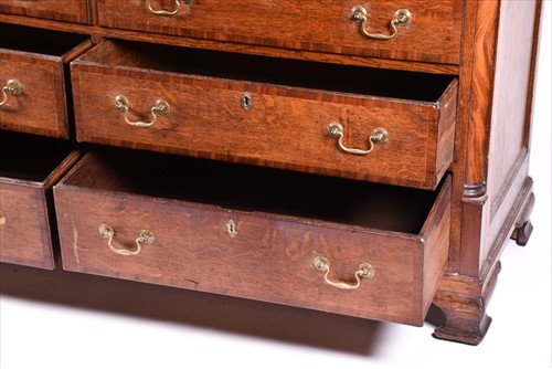 Lot 30 - A 19th century oak converted housekeeper's...