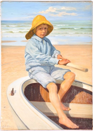 Lot 3 - Gustaf Adolf Clemens (1870-1918) Danish,...