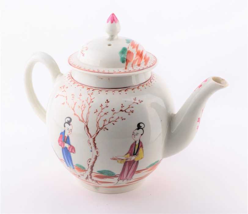 Lot 180 - A late 18th century Liverpool porcelain bullet...