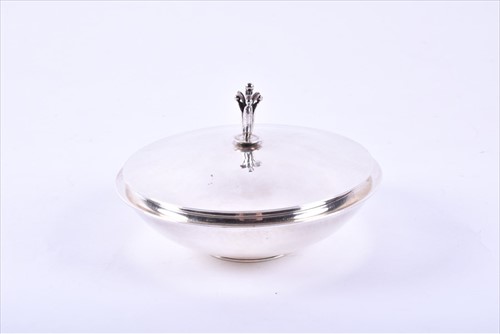 Lot 470 - A George Jensen silver bowl and cover of...