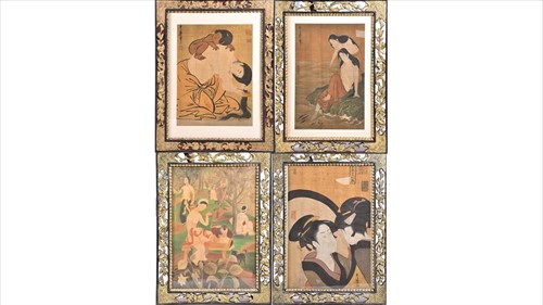 Lot 177 - AfterÂ Kitagawa Utamaro (c. 1753-1806) A group...