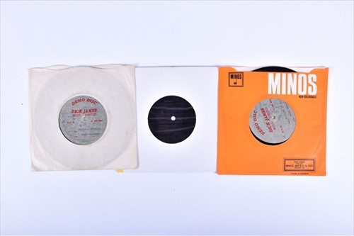 Lot 352 - Two Mary Hopkins Demo Disc acetates Dick James...