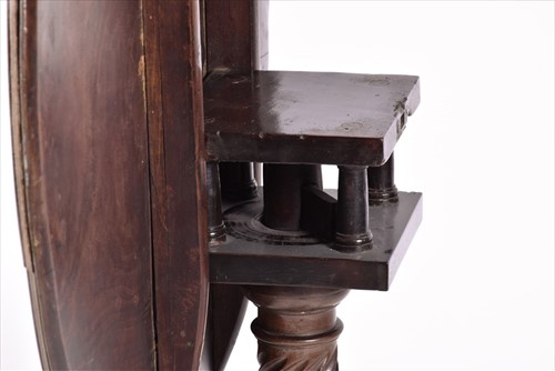 Lot 55 - A Georgian mahogany tilt-top table with...