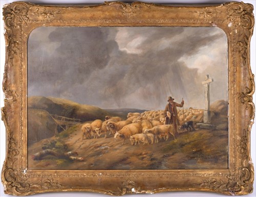 Lot 23 - English School, 19th century depicting a...