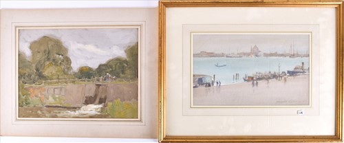 Lot 122 - Harold Latham (1888-1971) British depicting a...