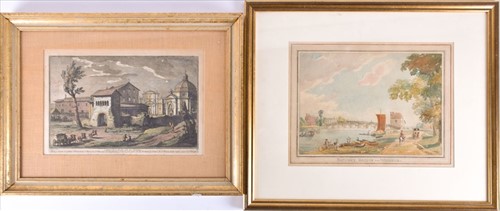 Lot 121 - English School, 18th century 'Datchet bridge...