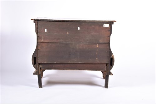 Lot 11 - A 19th century Dutch marquetry and walnut...