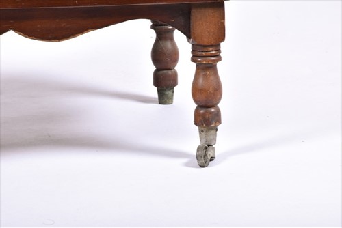 Lot 12 - An Edwardian mahogany and satinwood waterfall...