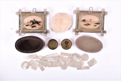 Lot 349 - A mixed lot to include a pair of Victorian...