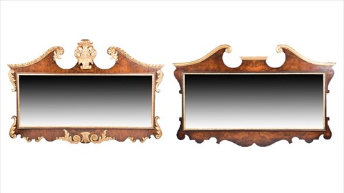 Lot 177 - A George II style mahoganyÂ fretwork wall...