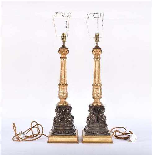 Lot 334 - A pair of 20th century Neoclassical style...