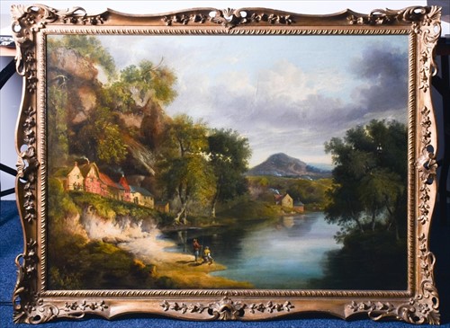 Lot 83 - British school, 19th century depicting two men...