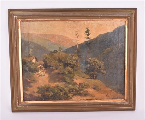 Lot 62 - Stefano BruzziÂ (1835-1911) Italian depicting...