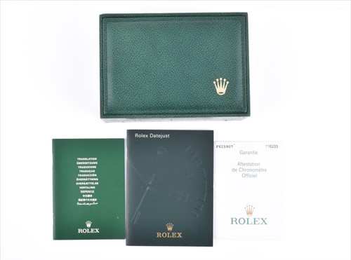 Lot 432 - A Rolex DateJust Rolesor ref. 116237 diamond...